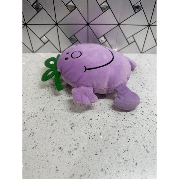 Little Miss Memes Naughty Purple 7" Soft Plush Toy Happy Face Gift Kids CUTE - Picture 6 of 9